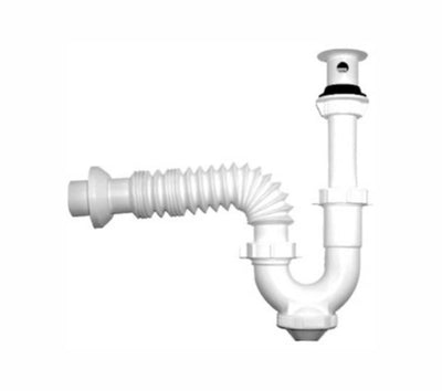 Trampa Céspol Flexible PP para Lavabo con Registro Rugo 29-RF