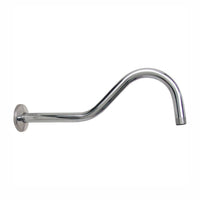 Brazo para Regadera Largo y Chapetón Acero Inoxidable Rugo 45BA