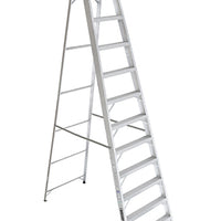 Escalera Tijera Aluminio, Base C/ Iman Cuprum 2213-12