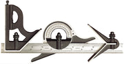9-12-16R 12" Combination Set with Square, Center and Non-reversible Protractor Head and Blade