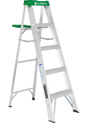 Escalera Tijera Aluminio Base C/Imán Cuprum 2213-05