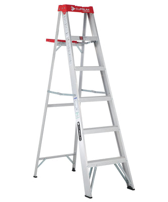 Escalera De Tijera De Aluminio Cuprum C-2312-06N