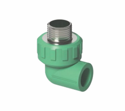 Codo 90 x 25 mm Reducido Macho 3/4  PP-R Termofusión, Cnx PR90CODOM2519L