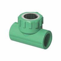 Tee Hembra PP-R Termofusión Con Inserto de Latón 25mm, Cnx PRTEE2513L