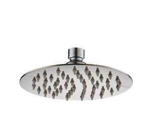 Regadera Redonda 8" Acero Inoxidable Meer RC12.