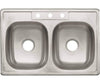 Tarja Doble Acero Inox 201 Calibre 22, 84x48 3 Perf, Meer TD8448.