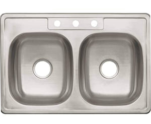 Tarja Doble Acero Inox 201 Calibre 22, 84x48 3 Perf, Meer TD8448.