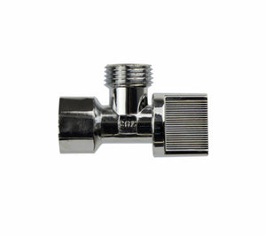 Válvula Angular Hembra/Macho, Volante Plano, Cnx VAP
