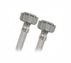 Alimentador para Fregadero 1/2" x 1/2" x 55 cm Vinilo Platino Coflex VL-K55