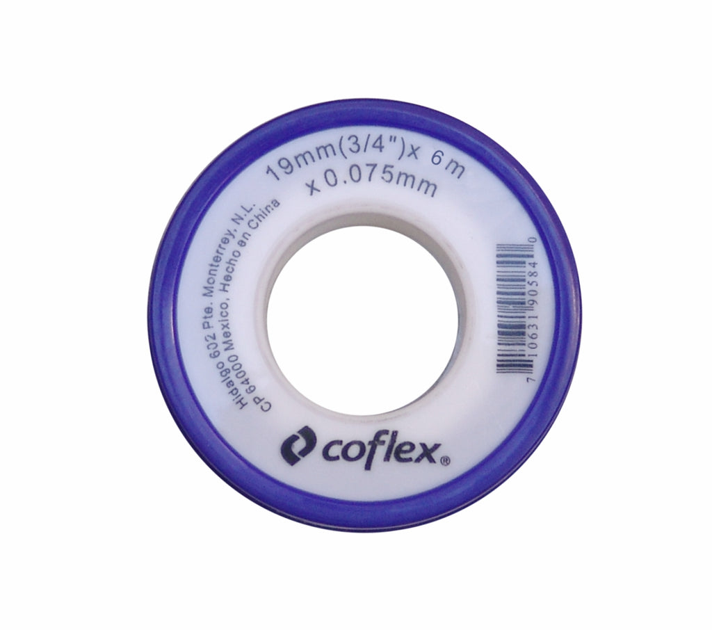 Cinta Teflón 3/4" x 6.60 m Coflex WT34-60