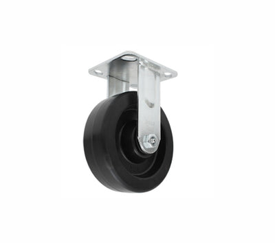 Rodaja Hule Negro Fija con Placa 6