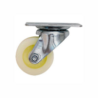 Rodaja de Polipropileno Blanca Giratoria con Placa 2 1/2", Dogotuls ZF5054