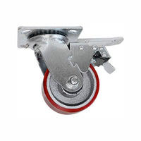 Rodaja de Fierro con PU Giratoria con Freno 3", Dogotuls ZF5065