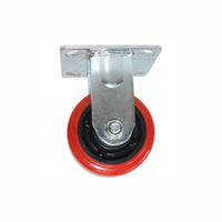 Rodaja de Poliuretano Rojo Fija 4", Dogotuls ZF5069