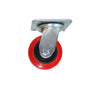 Rodaja de Poliuretano Rojo Giratoria 6", Dogotuls ZF5074