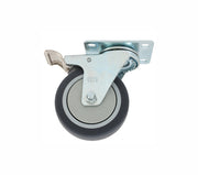 Rodaja De Hule Termoplástico Gris Giratoria con Freno 3", Dogotuls ZF5092
