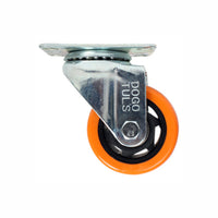 Rodaja PVC Naranja Giratoria 4", Dogotuls ZF5115