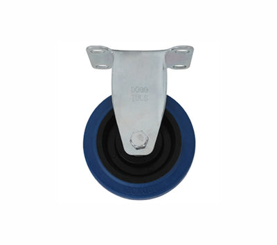 Rodaja de Goma Elástica Azul Fija con Placa 3