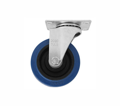 Rodaja de Goma Elástica Azul Giratoria 3