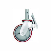 Rodaja Andamio Fierro y PU Giratoria con Freno 6", Dogotuls ZF5154