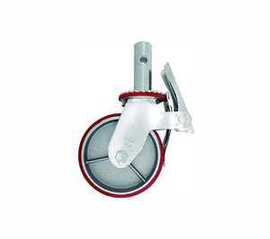 Rodaja Andamio Fierro y PU Giratoria con Freno 6", Dogotuls ZF5154