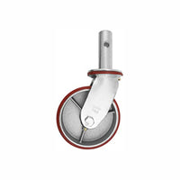 Rodaja Andamio Fierro y PU Giratoria 6", Dogotuls ZF5155
