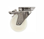 Rodaja Acero Inoxidable Nylon Giratoria Con Freno 4", Dogotuls ZF5167