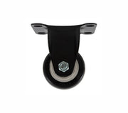Rodaja PVC Negro Fija con Placa 2", Dogotuls ZF5178