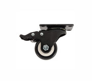 Rodaja PVC Negro Giratoria con Freno 2", Dogotuls ZF5184