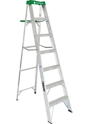 Escalera Tijera Aluminio Base C/Imán Cuprum 2213-07