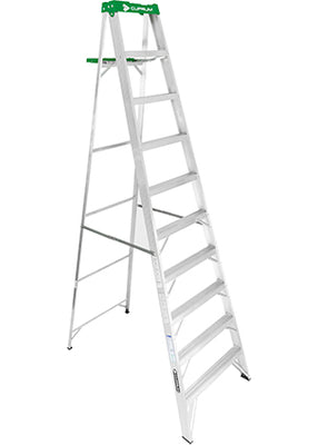 Escalera Tijera Aluminio Base C/Imán Cuprum 2213-10