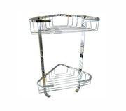 Jabonera Doble Acero Inox. Esquinera Rugo JE-300