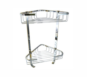 Jabonera Doble Acero Inox. Esquinera Rugo JE-300